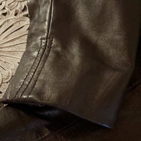 Vakko soft metallic leather jacket - Picture 5 of 11